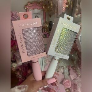 Glitz and Glam hair brushes